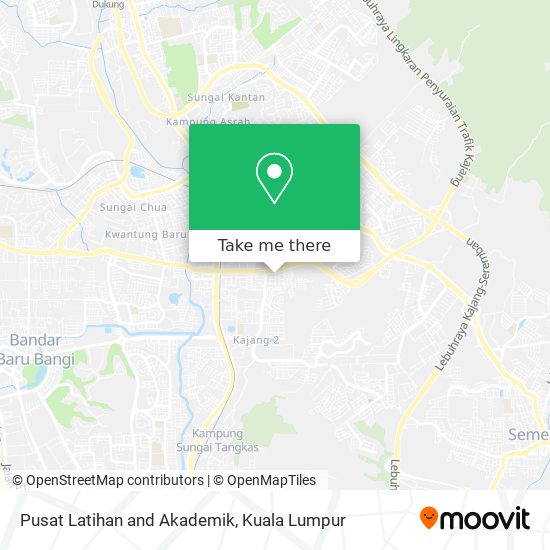 Pusat Latihan and Akademik map