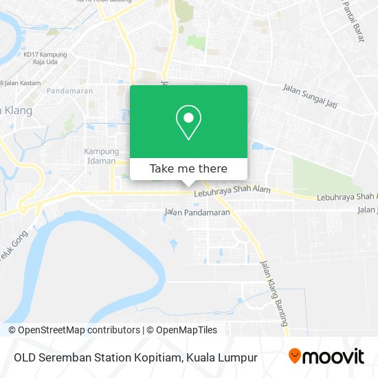 OLD Seremban Station Kopitiam map