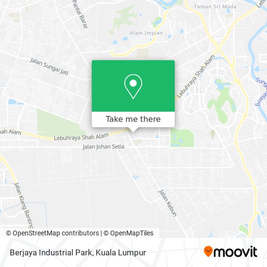 Berjaya Industrial Park map