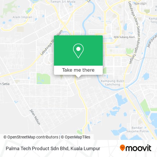 Palma Tech Product Sdn Bhd map