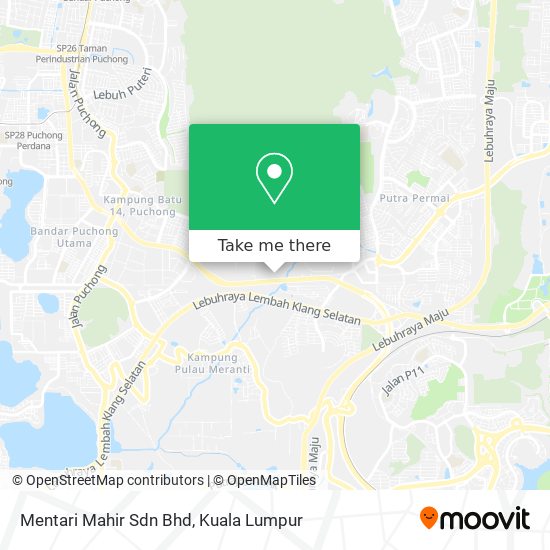 Mentari Mahir Sdn Bhd map