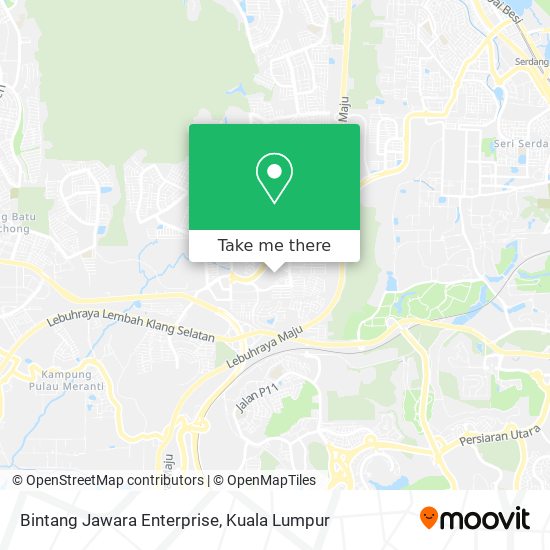 Bintang Jawara Enterprise map