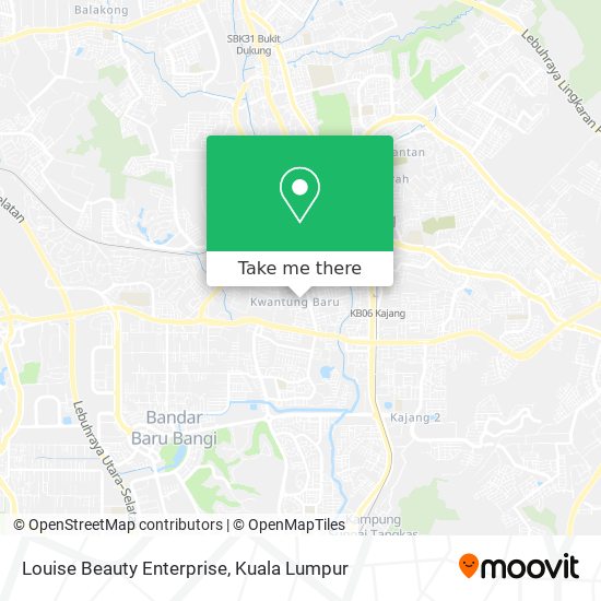 Louise Beauty Enterprise map