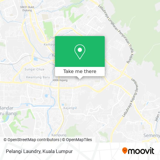 Pelangi Laundry map