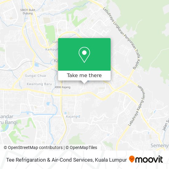 Tee Refrigaration & Air-Cond Services map