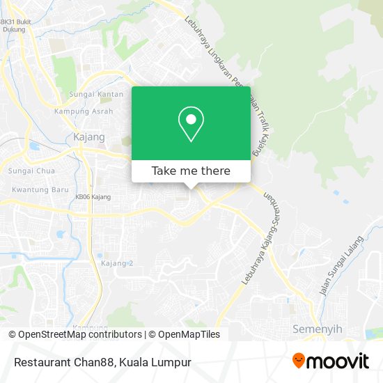 Restaurant Chan88 map