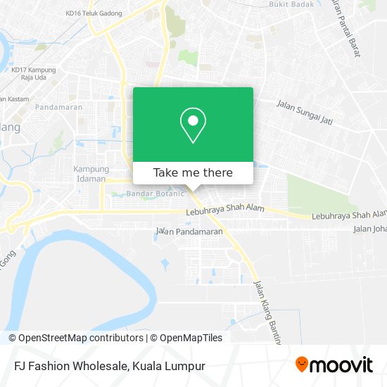 FJ Fashion Wholesale map
