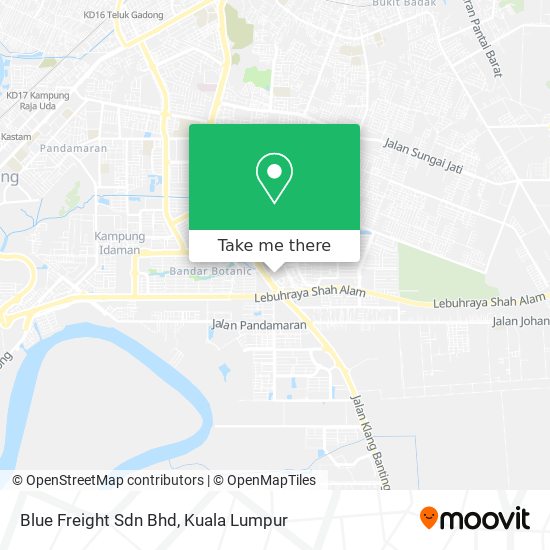 Blue Freight Sdn Bhd map