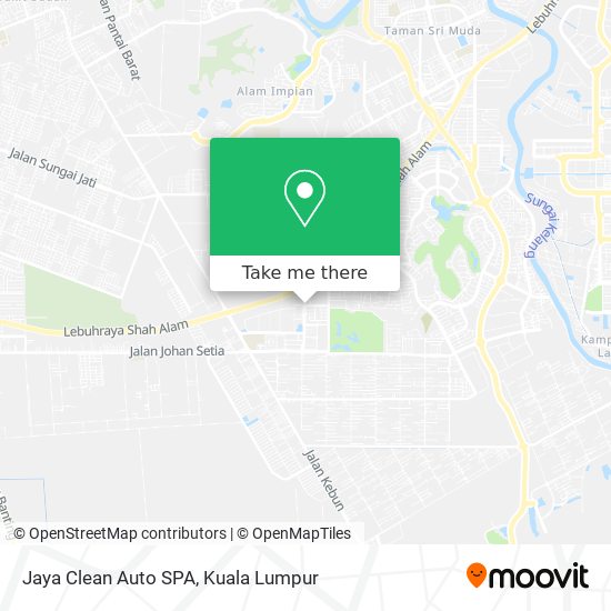 Jaya Clean Auto SPA map