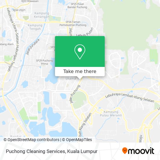 Puchong Cleaning Services map