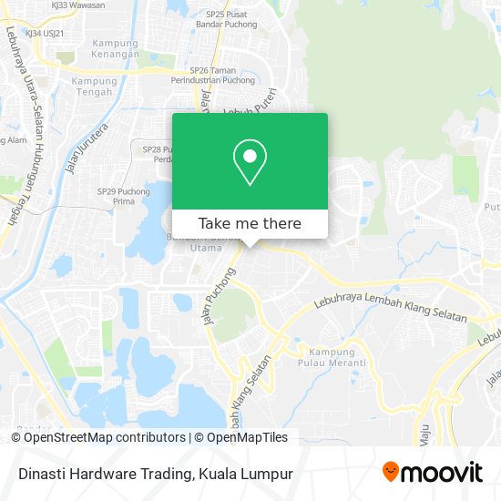 Dinasti Hardware Trading map