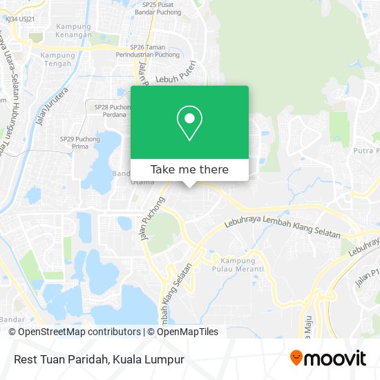 Rest Tuan Paridah map