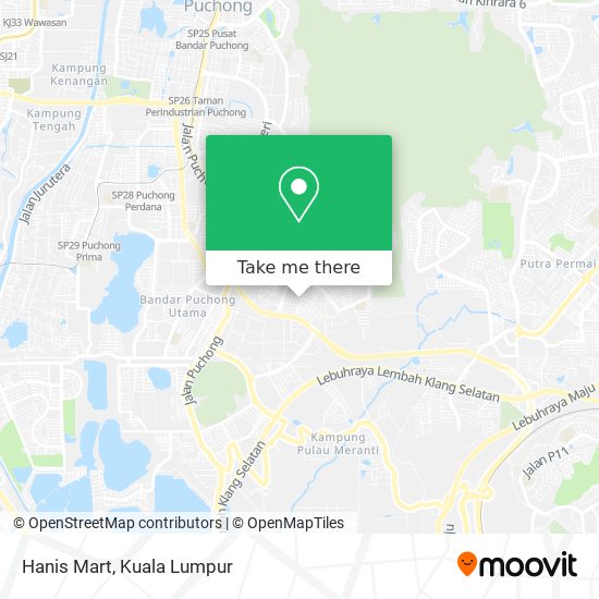 Hanis Mart map