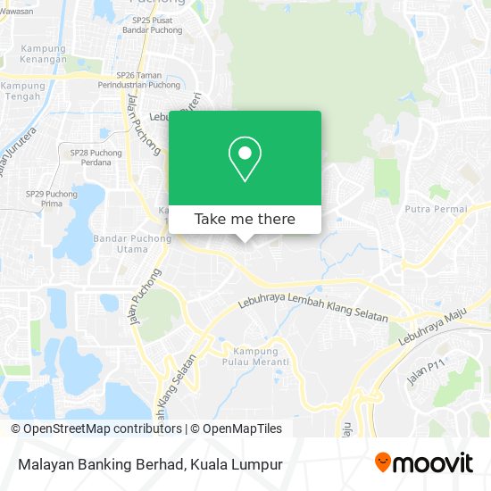 Malayan Banking Berhad map