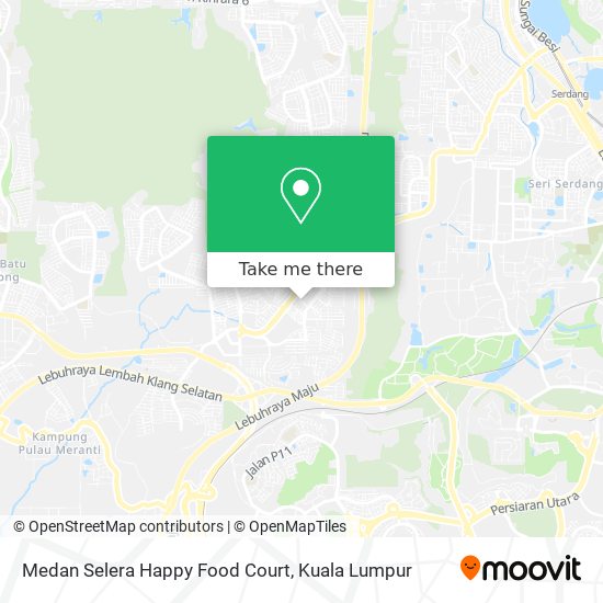 Medan Selera Happy Food Court map