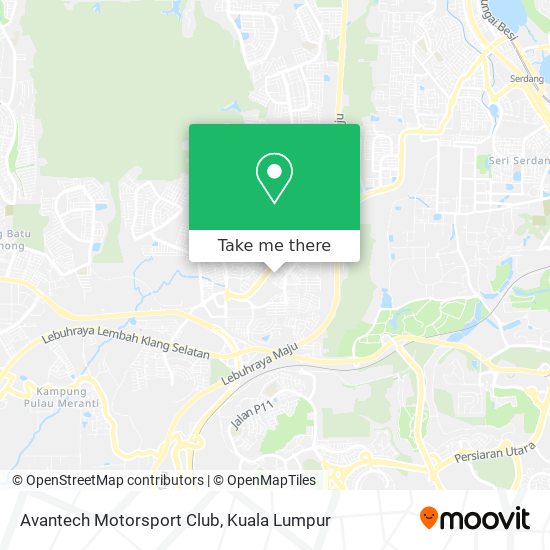 Avantech Motorsport Club map