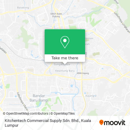 Kitchentech Commercial Supply Sdn. Bhd. map