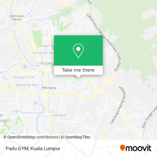 Padu GYM map