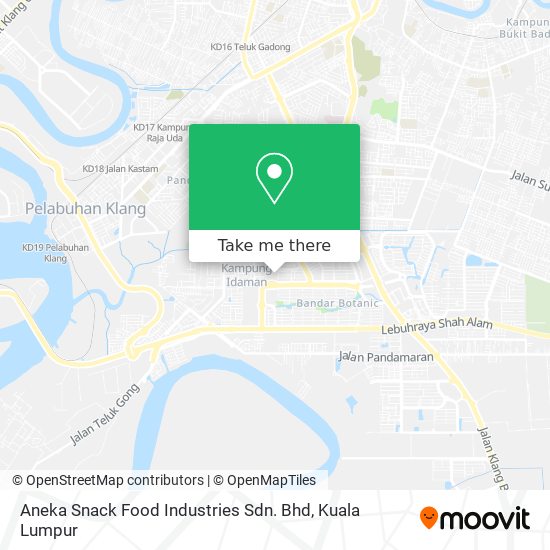 Peta Aneka Snack Food Industries Sdn. Bhd