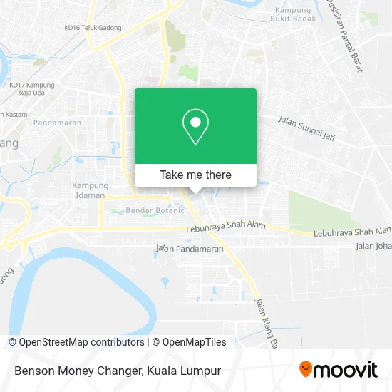 Benson Money Changer map
