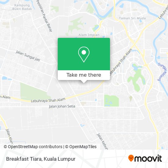 Breakfast Tiara map