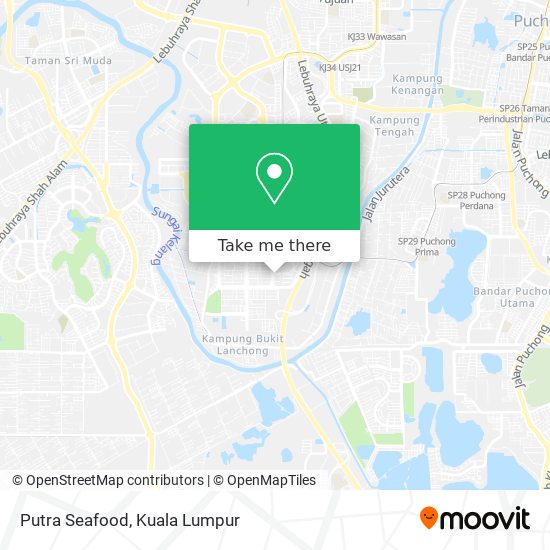 Putra Seafood map