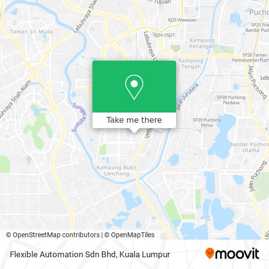 Flexible Automation Sdn Bhd map