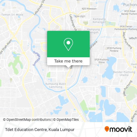 Tdet Education Centre map
