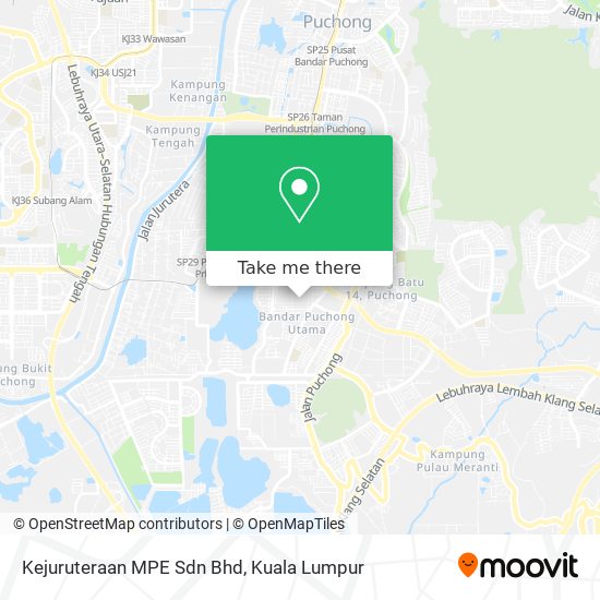 Kejuruteraan MPE Sdn Bhd map