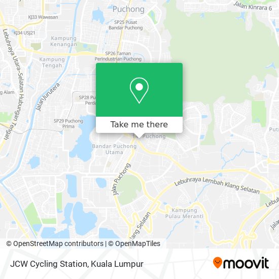 JCW Cycling Station map