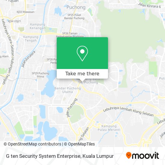 G ten Security System Enterprise map