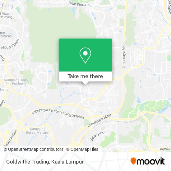 Goldwithe Trading map