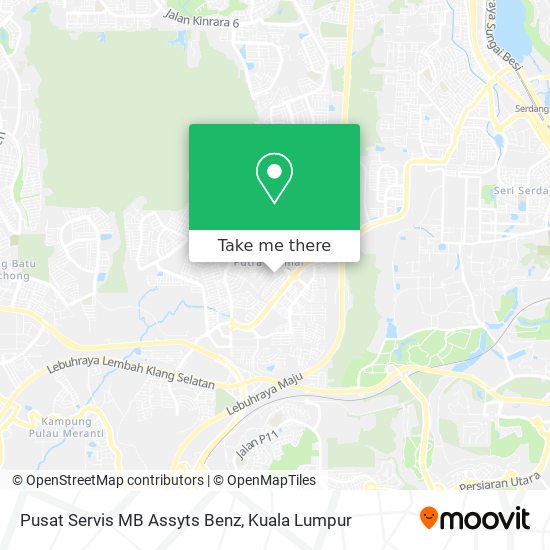 Peta Pusat Servis MB Assyts Benz