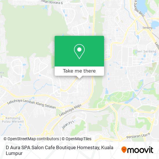 D Aura SPA Salon Cafe Boutique Homestay map