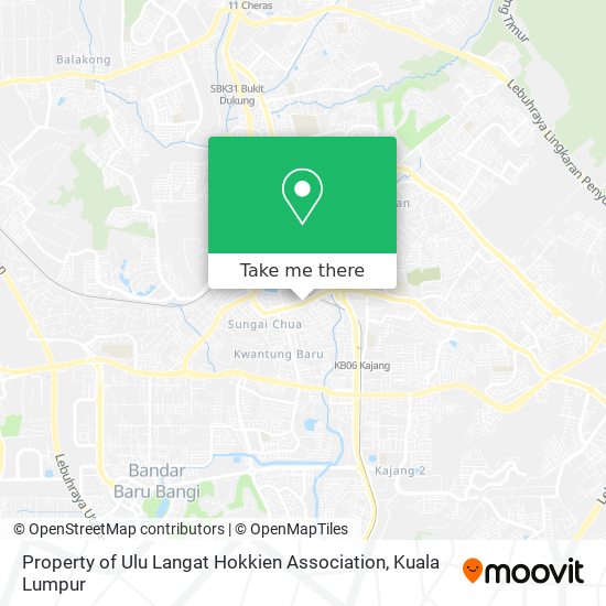 Property of Ulu Langat Hokkien Association map