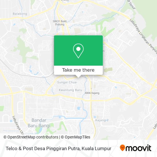 Peta Telco & Post Desa Pinggiran Putra