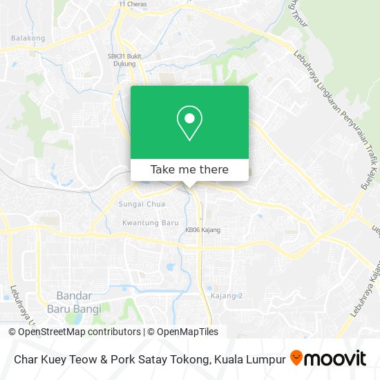 Char Kuey Teow & Pork Satay Tokong map