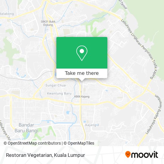 Restoran Vegetarian map