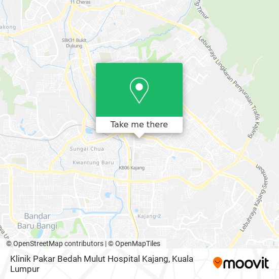 Klinik Pakar Bedah Mulut Hospital Kajang map