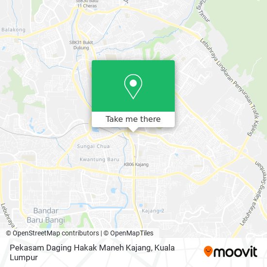 Pekasam Daging Hakak Maneh Kajang map