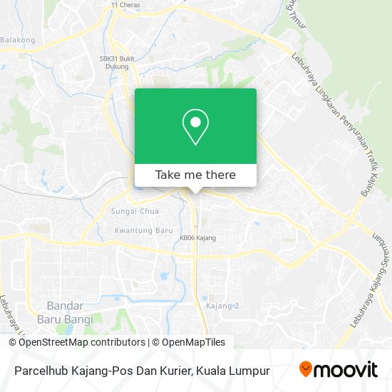 Peta Parcelhub Kajang-Pos Dan Kurier