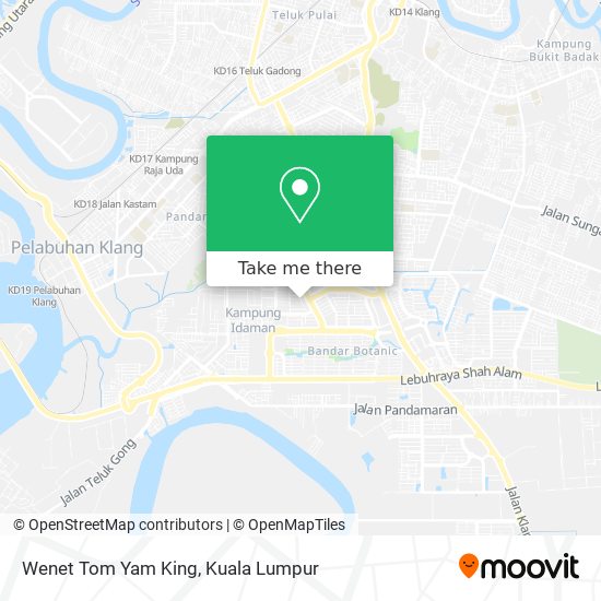 Peta Wenet Tom Yam King