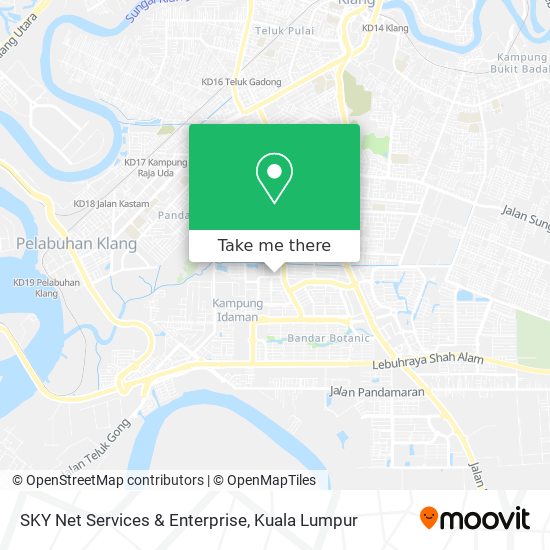 SKY Net Services & Enterprise map