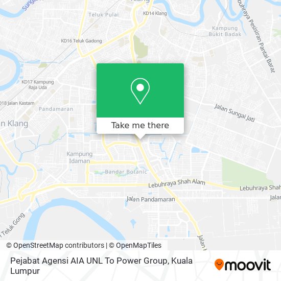 Pejabat Agensi AIA UNL To Power Group map