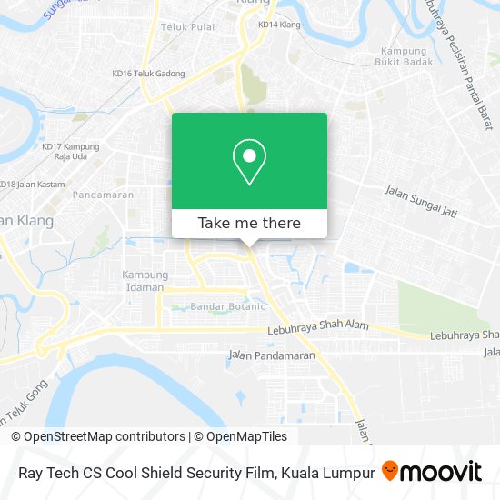 Ray Tech CS Cool Shield Security Film map