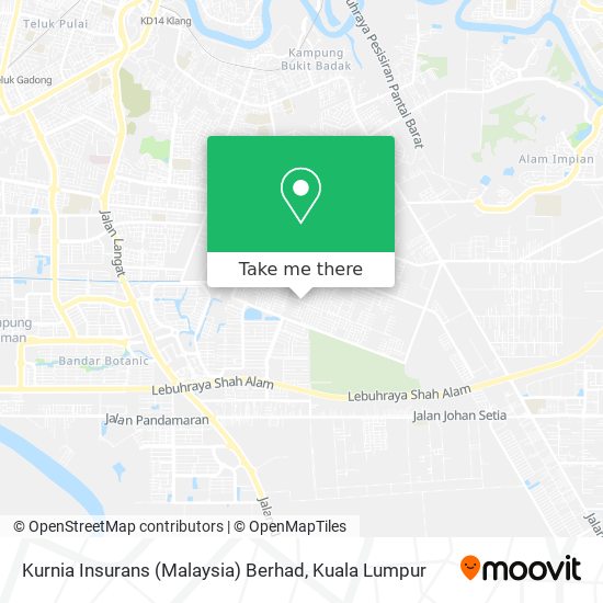 Kurnia Insurans (Malaysia) Berhad map