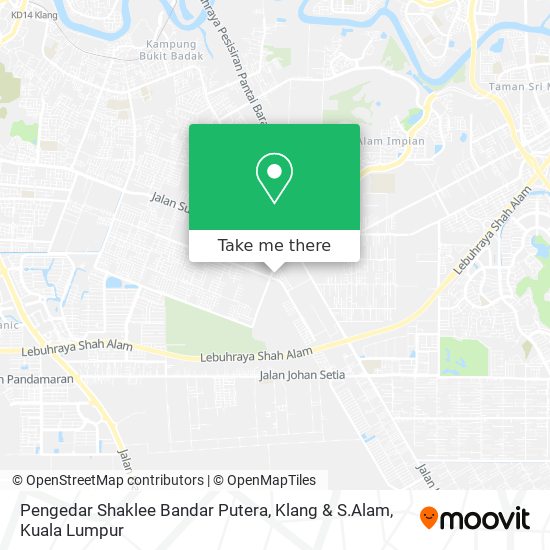 Pengedar Shaklee Bandar Putera, Klang & S.Alam map