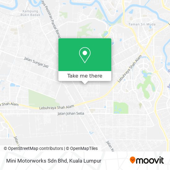 Peta Mini Motorworks Sdn Bhd
