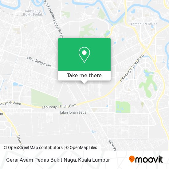 Gerai Asam Pedas Bukit Naga map