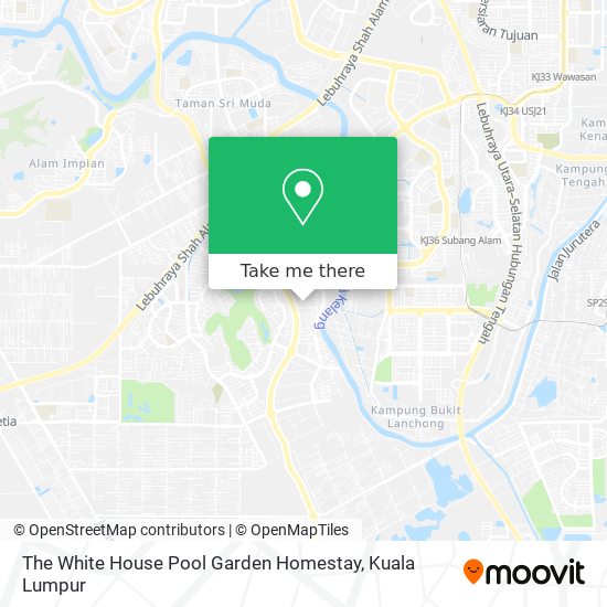 Peta The White House Pool Garden Homestay